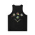 Queen Ninja Turtles Unisex Tank Top - Back