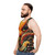 Unisex octopus tank top with nautical and tribal design - men side