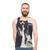 John Waters Black and White Portrait Unisex Tank Top - men