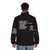 Auditing and gaming skills puffer jacket with occupations-related design - men back