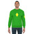 Yellow diamond superhero sweatshirt - men