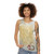 Avant garde music unisex tank top featuring John Cage's "River Rocks And Smoke" - women