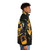 Dragon Ball Shenron Puffer Jacket with Powerful Anime Design - men side right