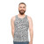 Dalmatian Spots Black White Unisex Tank Top - men
