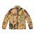 Vintage Mysterious Suspense 1 Puffer Jacket featuring classic comic book inspired design