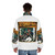 Atomic Bomb Puffer Jacket with Skaryodrawn Designs - men back