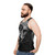 Dali unisex tank top featuring surrealist art - men side