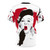 Retro pop art t-shirt featuring a lipstick icon graphic - Back