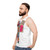 Daimyo unisex Japanese art inspired graphic tank top - men side
