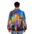 Mysterious Doctor Who Dreamscape Puffer Jacket - men back