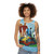 Unisex tank top featuring characters from the Soviet cartoon "The Musicians From Bremen" - women
