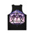 Purple Sky Dragon D20 Unisex Tank Top - Back