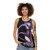 Anime tank top featuring the transforming character Purple Heart from the Hyperdimension Neptunia series - women