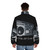 At The Drive In Puffer Jacket with band logo - men back