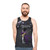 Retro purple funk motorcycle guitar unisex tank top - men