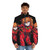 Asuka Puffer Jacket with Evangelion-inspired design - men front
