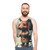 Dachshund in the rain unisex tank top - men
