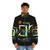 Final Fantasy XIV Astrologian Puffer Jacket featuring the crystal and soul motif - men front