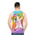Dabbing Unicorn Hip Hop Dab Pose Unisex Tank Top - men back