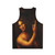 Leonardo da Vinci's St John Baptist Unisex Tank Top - Back