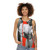 Mildred Pierce collage art unisex tank top - women