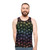 D20 Dice Rainbow Unisex Tank Top for Dungeons and Dragons Fans - men