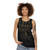 Transgender unisex tank top with trans magic and pagan symbols - women