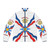 Assyrian Flag Puffer Jacket with Traditional Assyrian Designs