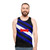 Unisex Tank Top with Puppy Play Pride Flag Design - men