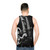 Unisex guitar music concert tank top - men back