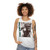 Unisex tank top with graphic design for music fans - women