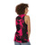 Punk rock unisex abstract fashion tank top - women back