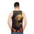 Unisex wrestling tank top with the Masked Dorado design - men back