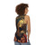 Unisex wrestling tank top with the Masked Dorado design - women back