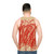 Cy Twombly inspired unisex tank top with abstract art design - men back