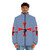 Assassin's Creed Templar Cross Puffer Jacket with focus keyword - men front