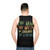 Unisex tank top with the text "The Man The Myth The Zoologist The Legend" - men back