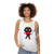 Cute baby superhero graphic on unisex superhero tank top - women