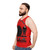 Unisex vintage-style tank top featuring "The Man from Uncle" logo - men side