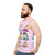 Pug Princesses Unisex Tank Top - men side