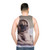 Pug dog print unisex tank top - men back