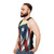 Puerto Rican Pleneras and Flag Unisex Tank Top - men side
