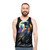 Spooky gothic bird unisex tank top - men