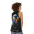 Spooky gothic bird unisex tank top - women back