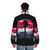 Assassin's Creed Puffer Jacket with the iconic logo and design - men back