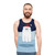 Cute Christmas ghost unisex tank top - men