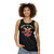 Cute retro-style devil character unisex tank top - women