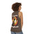 Curtis Mayfield 70s Funky Soul Unisex Tank Top - women back