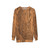 Wood grain sweatshirt with natural timber texture - hanging