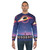 Wonderful person sweatshirt with motivational astronomy and black hole design - men